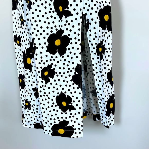 Urban Outfitters Polka Dot Floral Maxi Dress with Smocked Back - Size XS - Picture 10 of 14